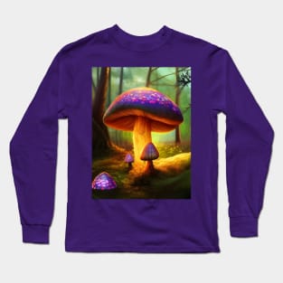 Fungi Tales (1) - Fairy Magic Mushrooms Long Sleeve T-Shirt